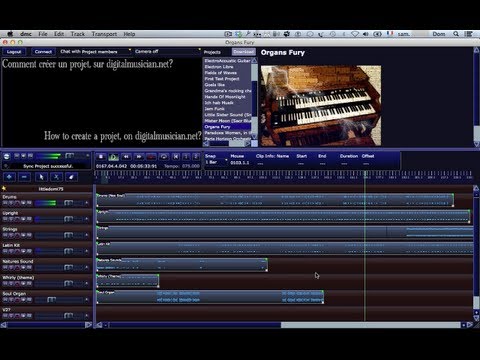 Organs Fury (Episode 04) and Guide a project to create on Digitalmusician.net