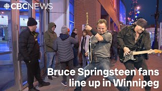 Bruce Springsteen fans line up in Winnipeg