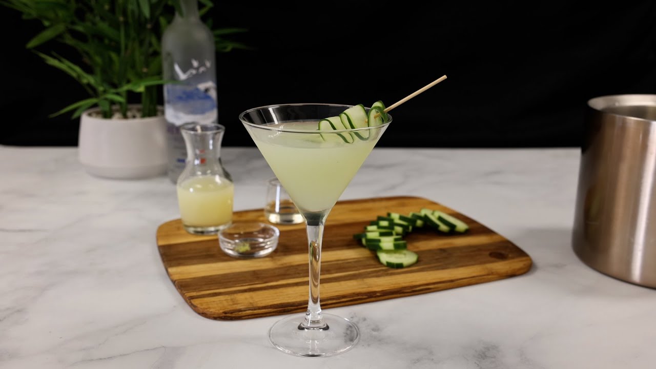 Cucumber Wasabi Martini Recipe