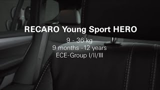 Video Tutorial Recaro Young Sport HERO