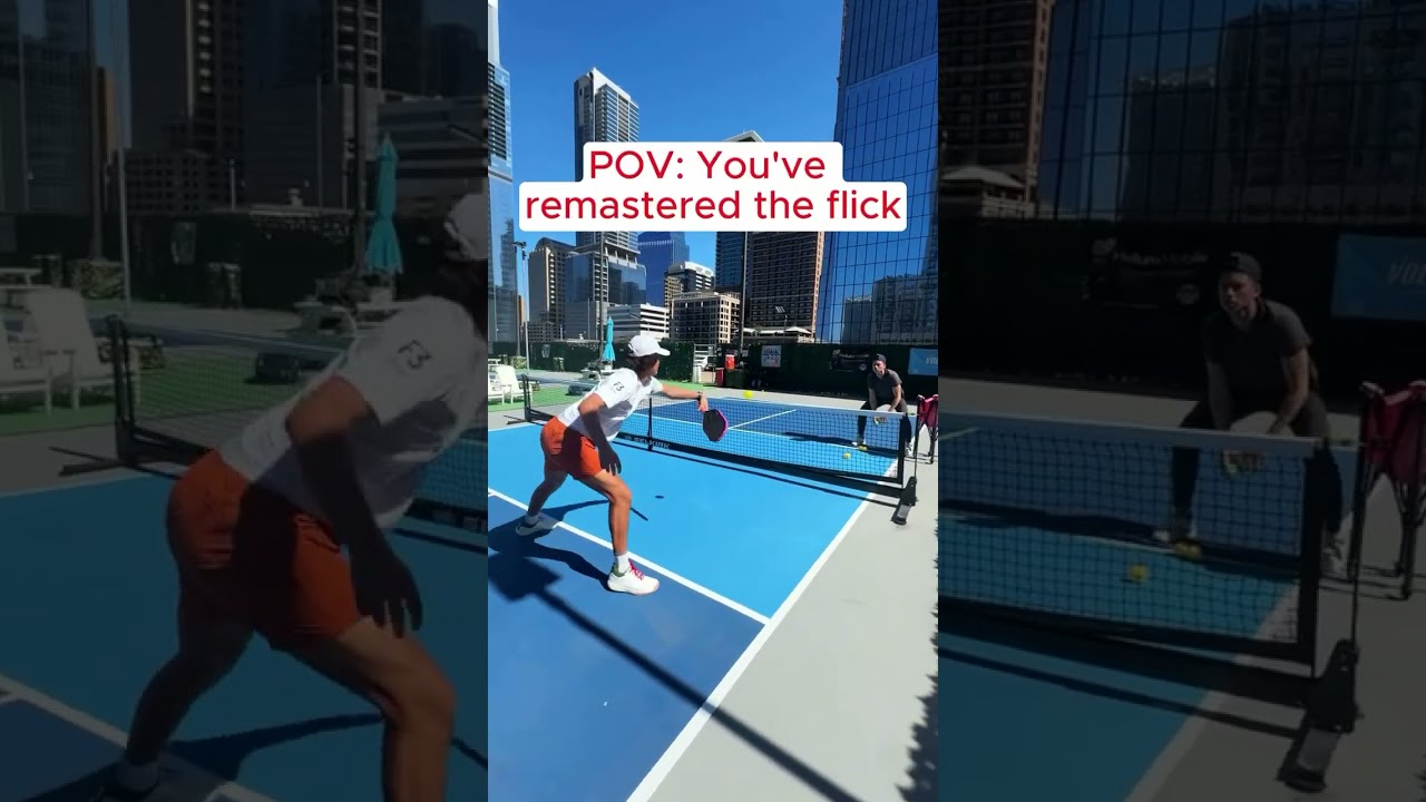 Have you mastered the flick yet? #pickleball #pickleballislife #pickleballaddict #pickleballrocks