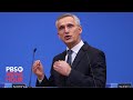 WATCH LIVE: NATO Secretary Jens Stoltenberg holds a press briefing amid Russian attack on Ukraine