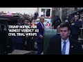 Trump speaks about his New York civil fraud trial  - 01:01 min - News - Video
