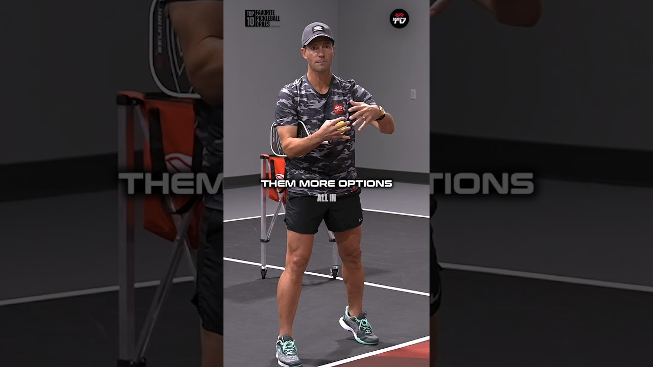 Pickleball coach @markpricepickleball will take you through the two touch volley drill ✌️