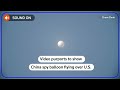 Video seems to show Chinese spy balloon over U.S.  - 01:21 min - News - Video