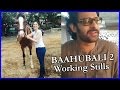 Baahubali 2 Latest Working Stills- Prabhas, Rana, Anushka ,Tamanna