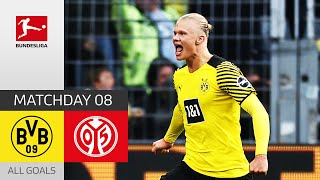 Haaland Brace Seals the Deal! | Borussia Dortmund — 1. FSV Mainz 05 3-1 | All Goals | Matchday 8