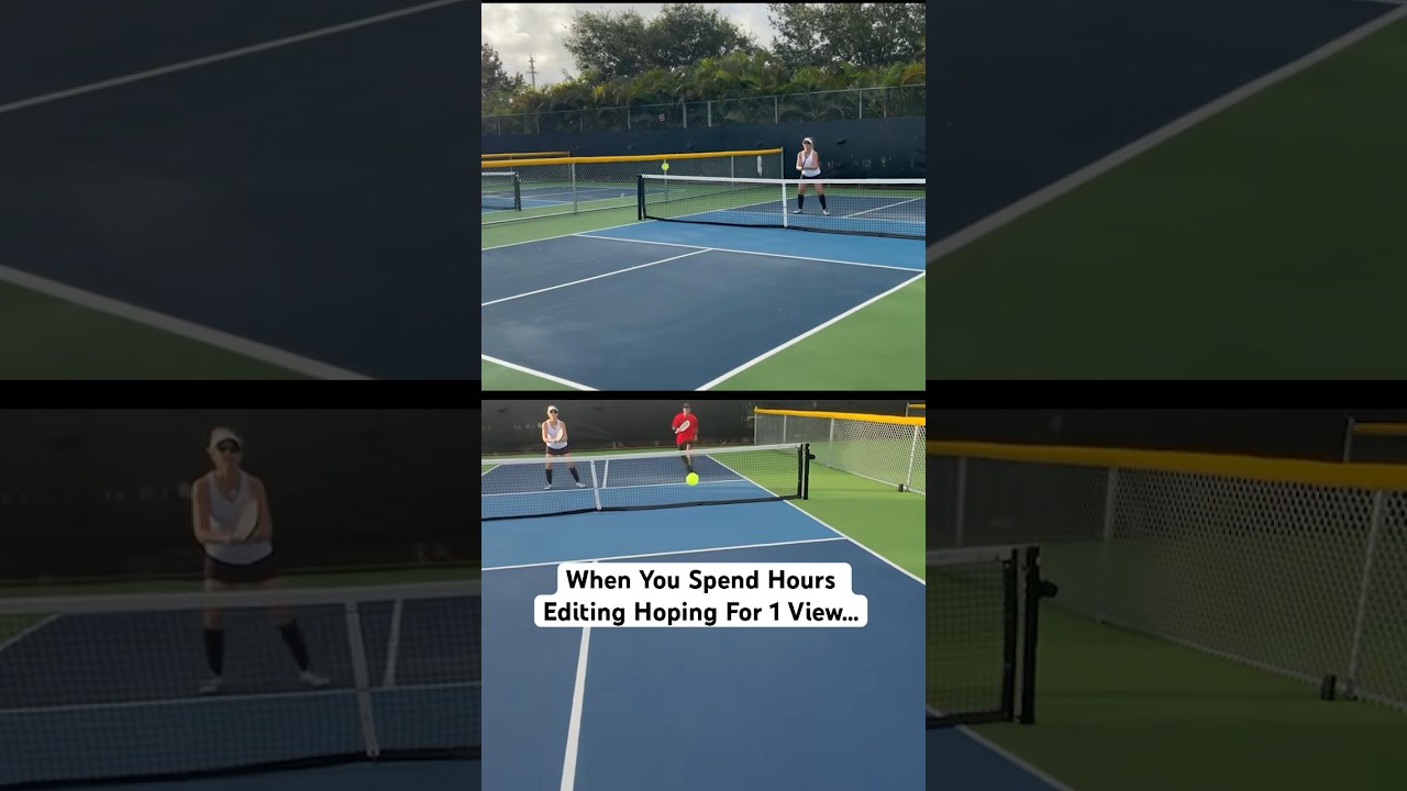 When You Spend Hours Editing Hoping For 1 View! 🤯 #pickleball #fyp #viral #shorts #reels