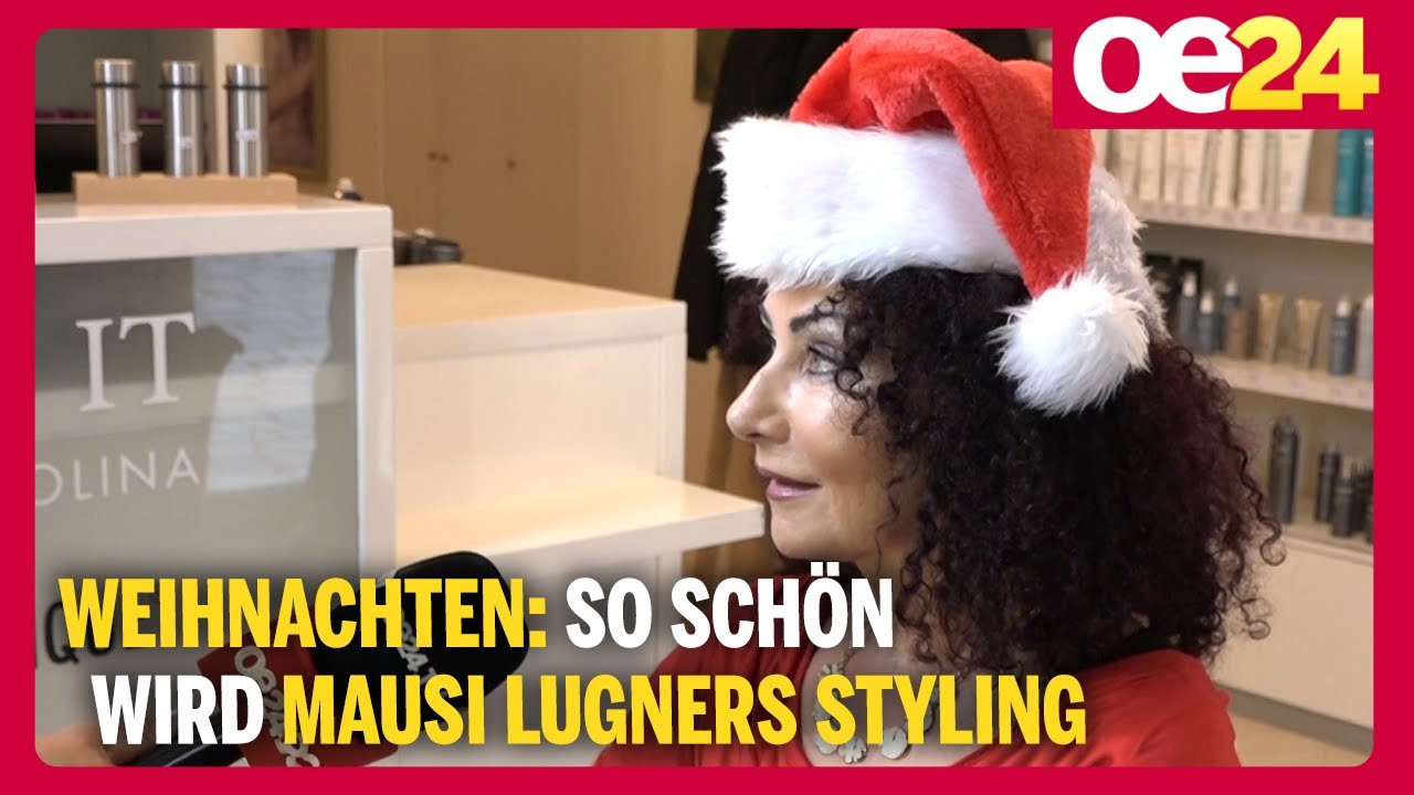 Weihnachten: So schön wird Mausi Lugners Styling