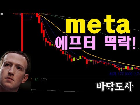 [속보] META(페이스북), 스냅 에프터 급락한 이유!