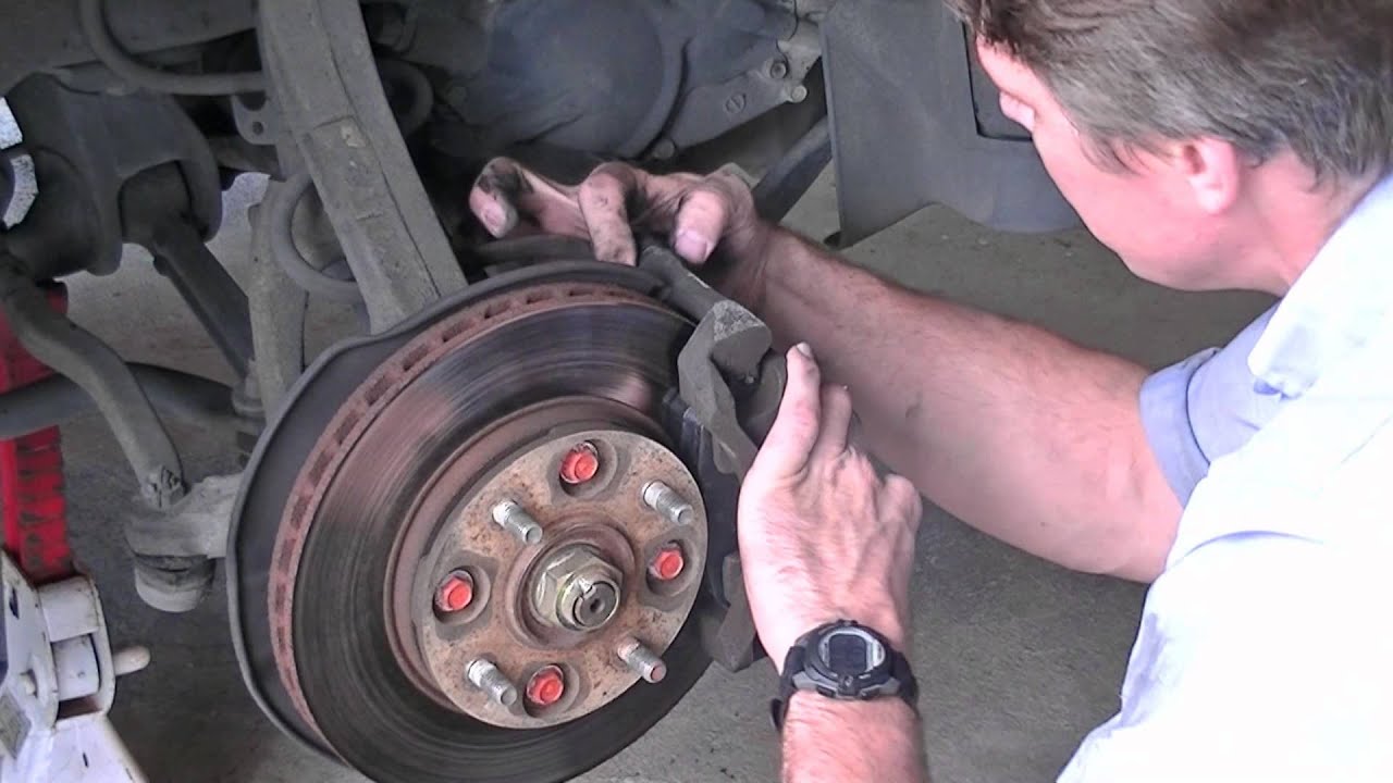 1994 Honda accord brake rotor removal #7