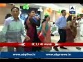 Hospital staff play Garba in ICU with patients watching
