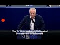 EU lawmaker releases peace dove in parliament | REUTERS  - 00:52 min - News - Video