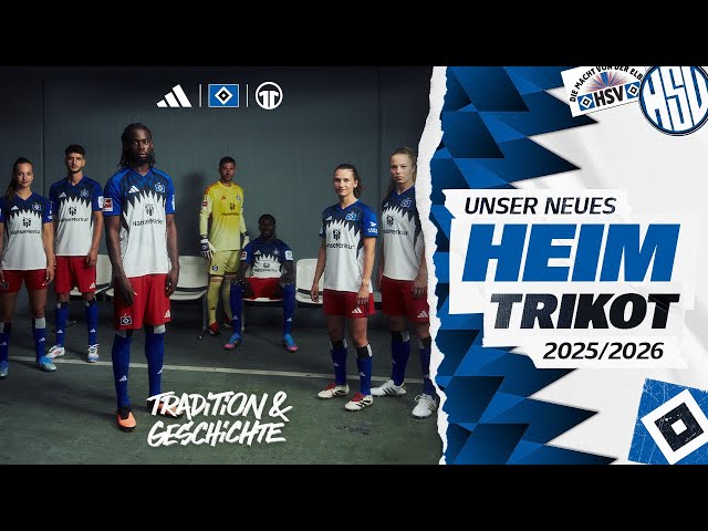 Tradition & Geschichte: Das Heimtrikot des HSV für die Saison 2025/26!