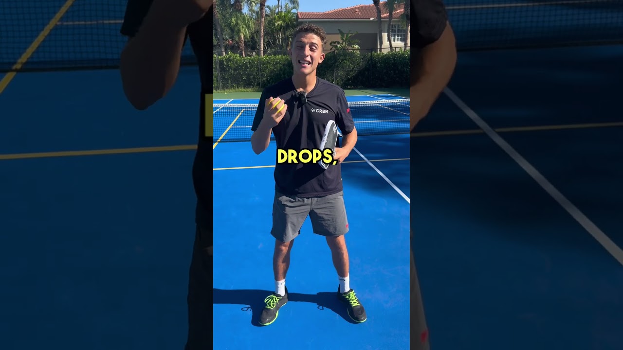 When to drop vs drive in pickleball! #pickleball #pickleballtips