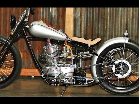 Custom Binter  Merzy  KZ200 Modif  Harley Chopper Style