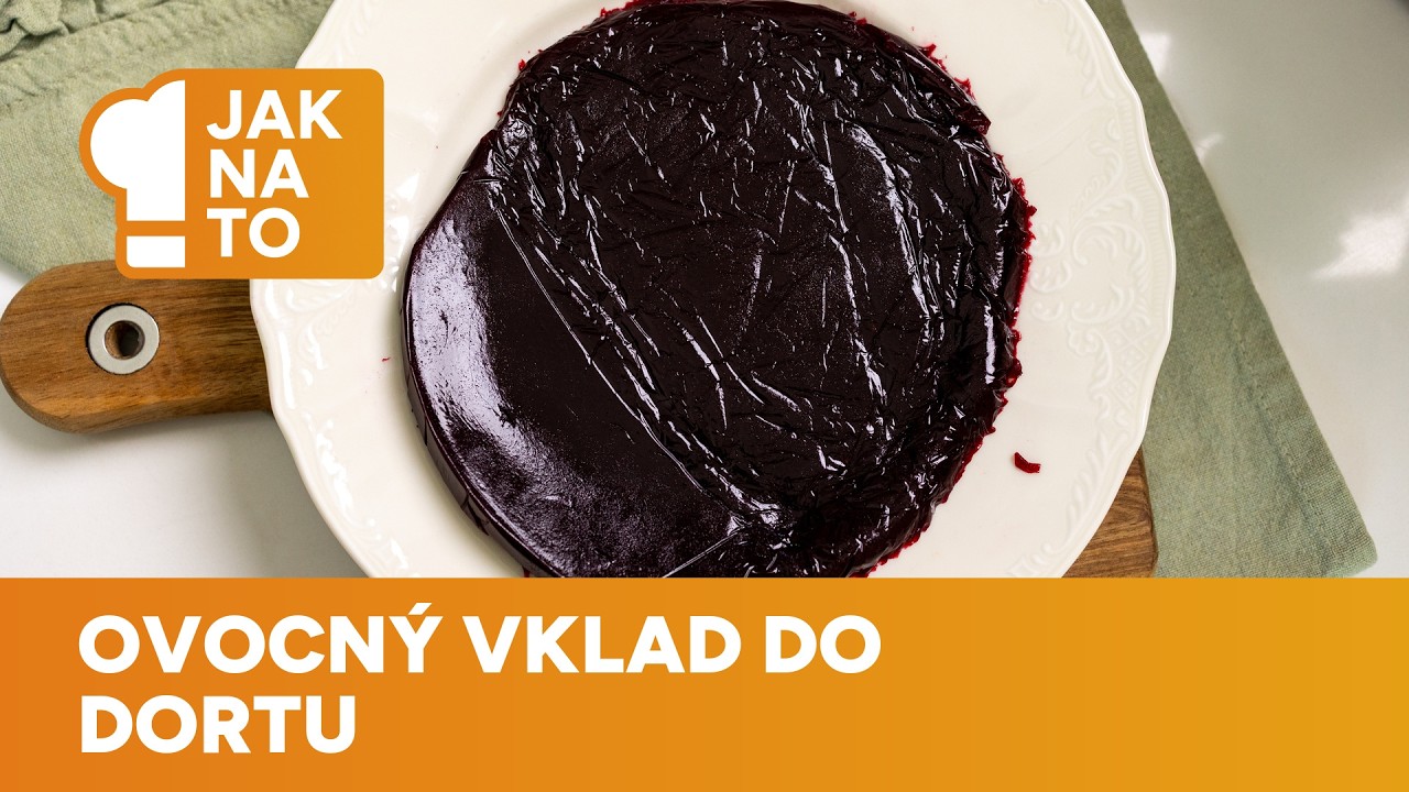 Domácí ovocný vklad promění obyčejný dort v profesionálně vypadající dezert