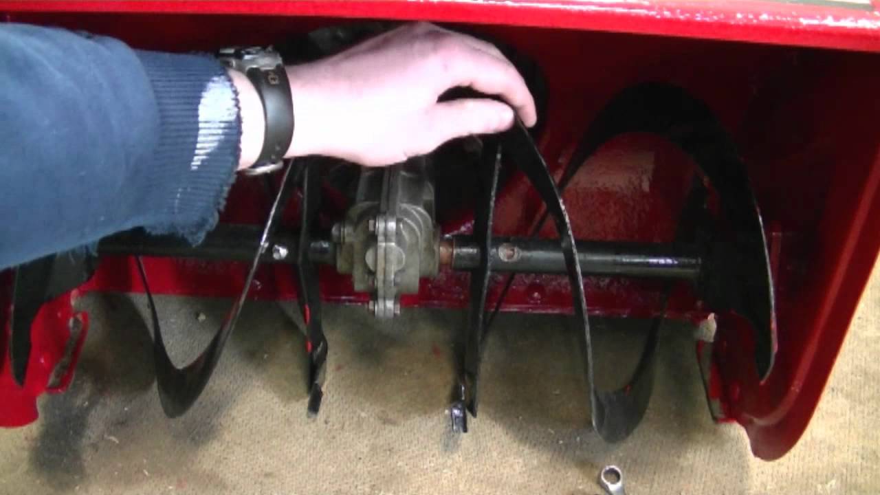 Honda snowblower auger repair #1
