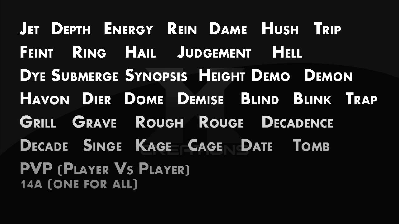 Cool 4 Letter Clan Names Levelings