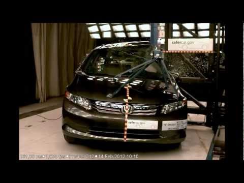 Video Crash Testi Honda Civic Sedan 2012'den beri