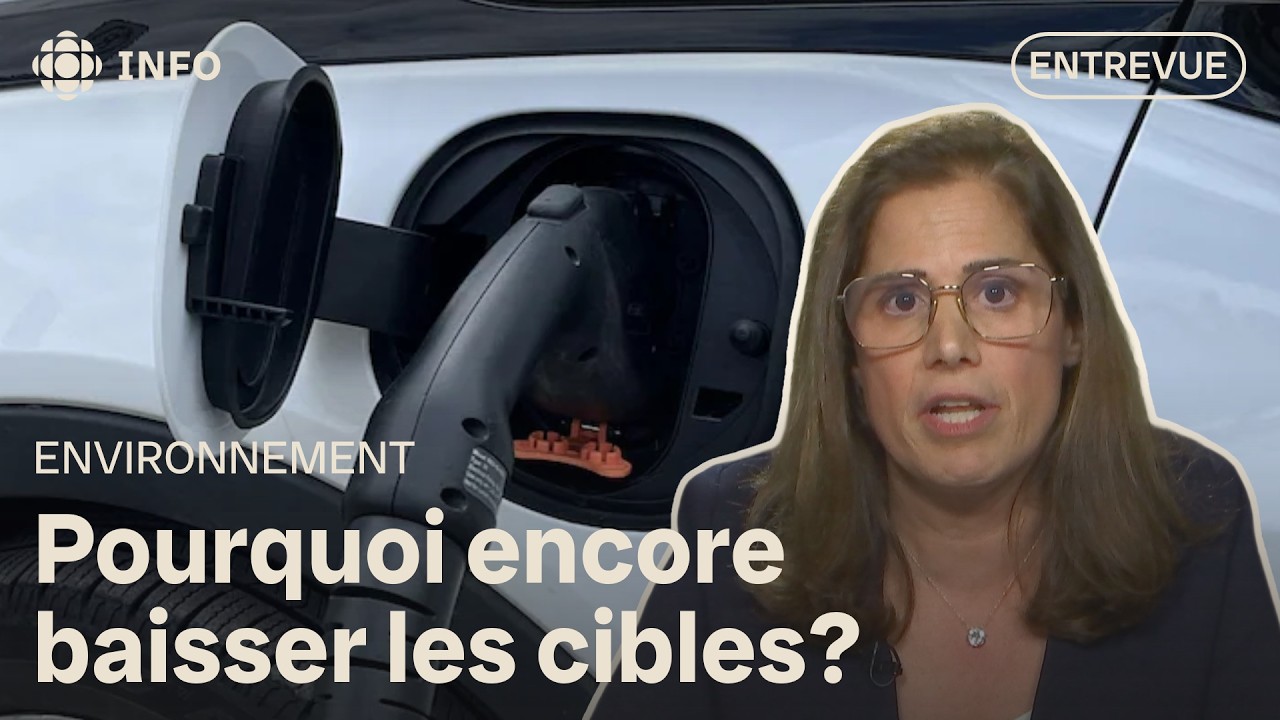 Baisse des cibles sur les véhicules électriques : entrevue avec Pascale Déry | Zone économie