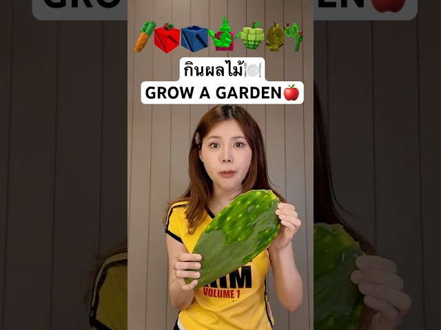 กินผลไม้ตามแมพGrow a garden ใน ROBLOX