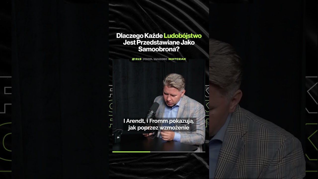 Why Is all  Genocide Portrayed As Self-Defense? - Prof. Marcin Matczak