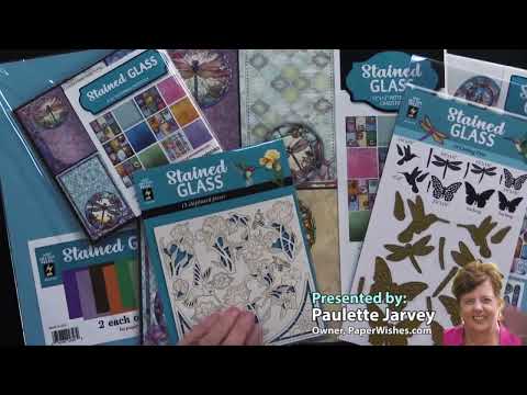 Stained Glass Die-Cuts, 31 pieces