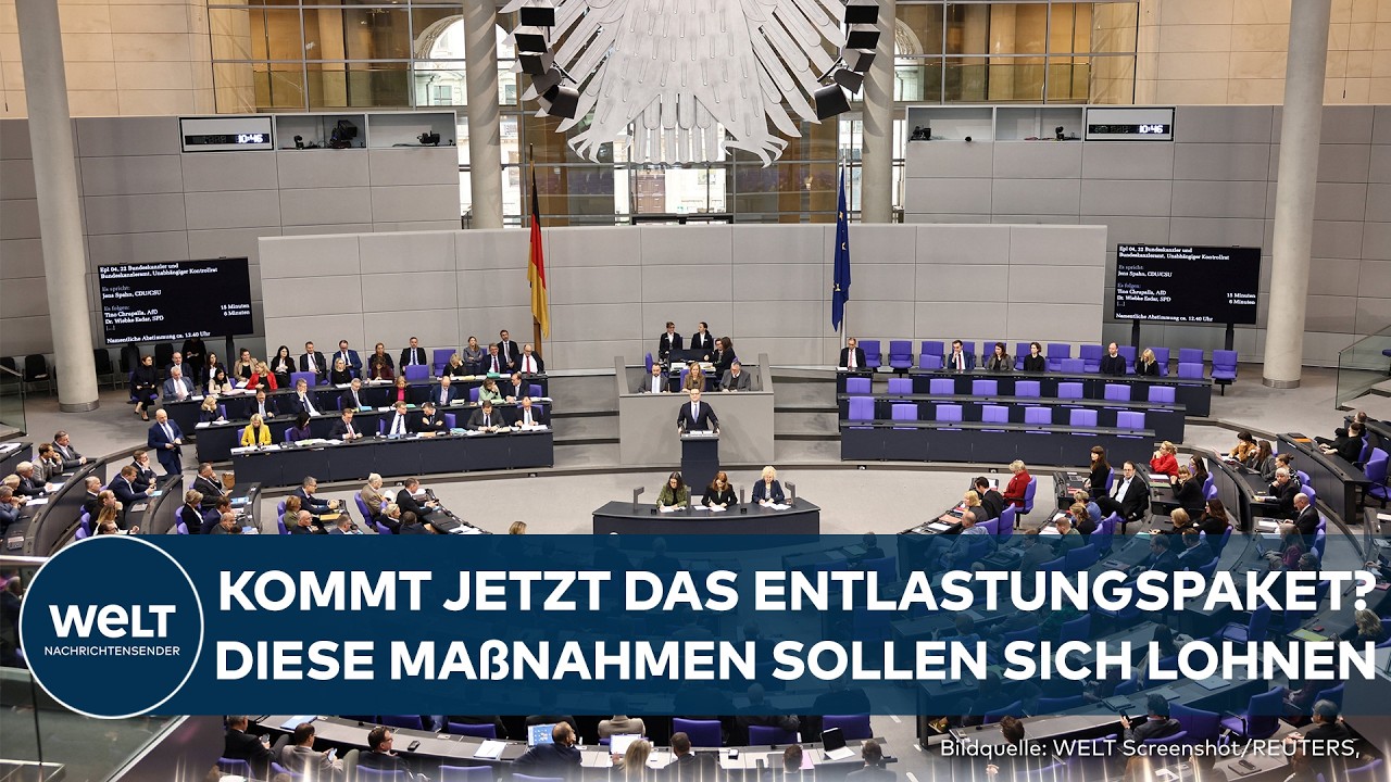 BERLIN: Entlastungspaket zur Abstimmung im Bundestag! Mehrwertsteuer, Pendlerpauschale und E-Autos