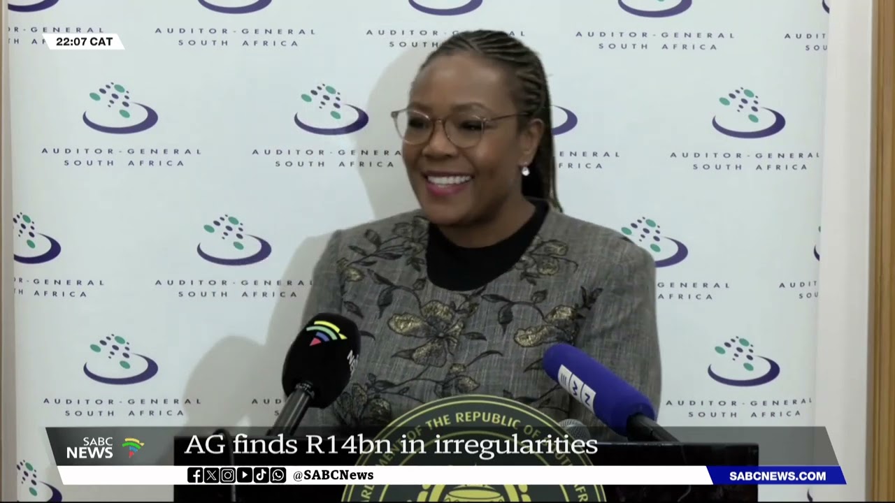 AG reveals irregularities amounting to billions of rands in govt