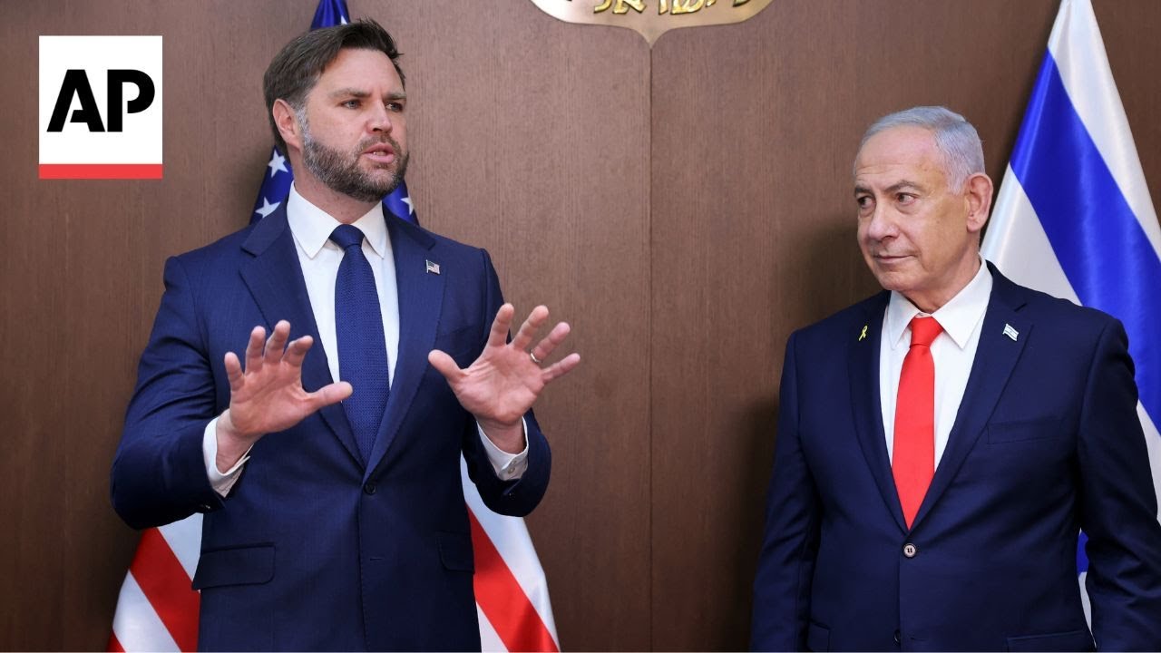 JD Vance meets Netanyahu in Israel, says 'optimistic' Gaza ceasefire will hold