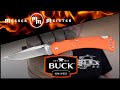 Нож складной «110 Folding Hunter Slim Select Red », длина клинка: 9,5 см, материал клинка: сталь 420HC, материал рукояти: термопластик GRN, BUCK, США видео продукта