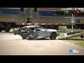 USA Today: Video shows Amtrak train slices car in half