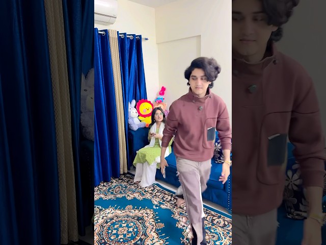 Aisa kaun karta hai?🤣 #zidaanshahidaly #brothersister #shorts