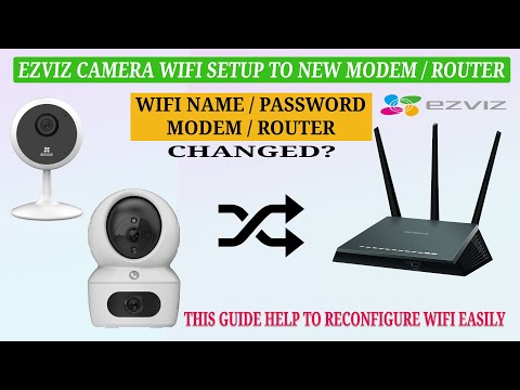 How to Change the WiFi Network for Your EZVIZ Cameras | H7C Dual Lens Indoor Camera Tutorial