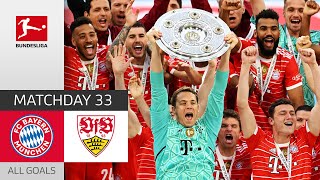 FCB Celebrations / VfB Grab Huge Point | FC Bayern — Stuttgart 2-2 | All Goals | MD 33 – Bundesliga