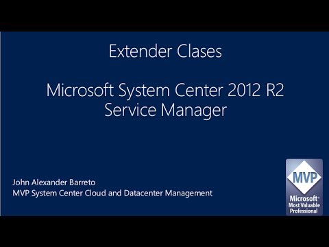 Extender una Clase en Microsoft System Center 2012 R2 Service Manager