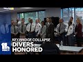 Police honor divers who responded to Key Bridge collapse