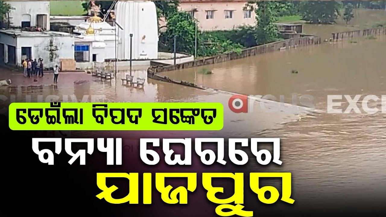 Second Flood In Brahmani River; Water Level Crosses Danger Mark At Jenapur | Argus News