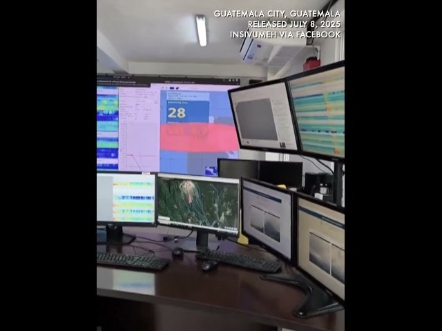 Guatemala seismology institute shakes during earthquake