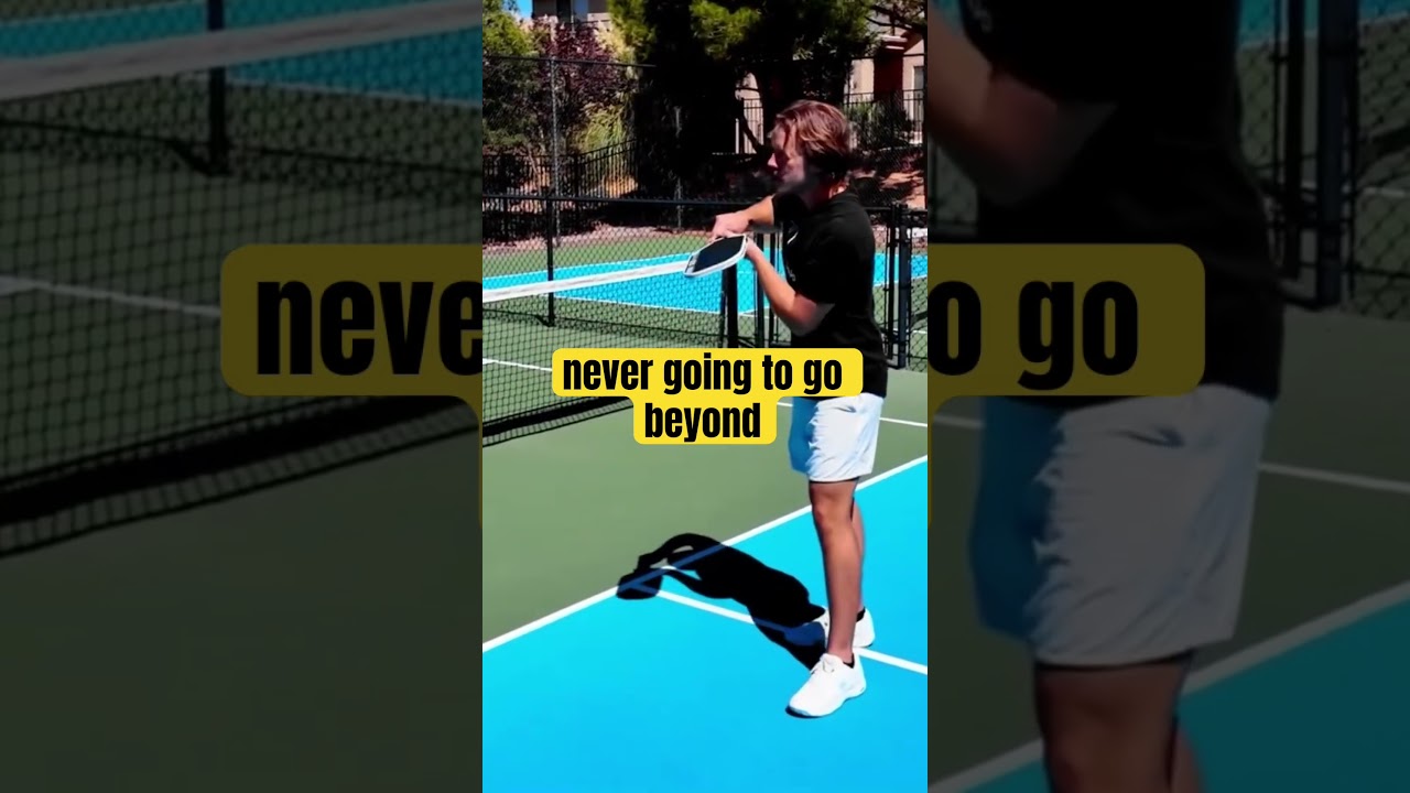 Learn the 2 handed backhand volley in pickleball