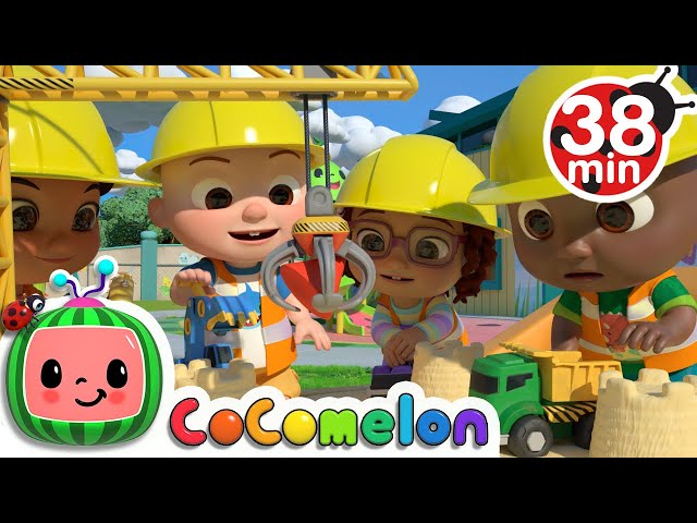 Construction Vehicles Song + More Nursery Rhymes & Kids Songs - CoComelon