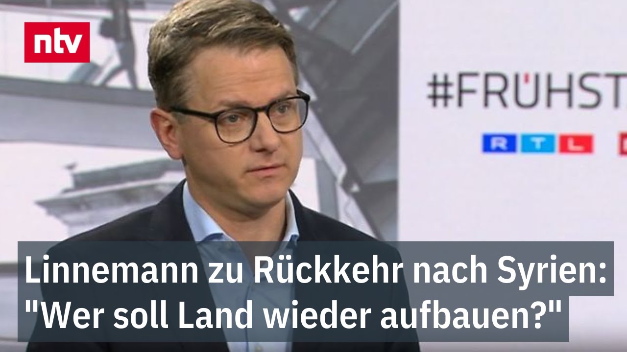 Linnemann zu Rückkehr nach Syrien: "Wer soll Land wieder aufbauen?"