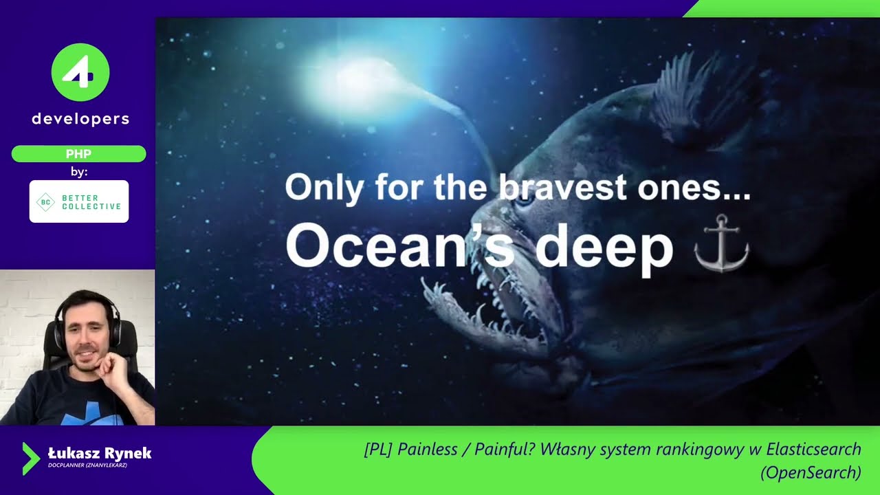 4Developers 2022: Painless / Painful? Własny system rankingowy w Elasticsearch - Łukasz rynek