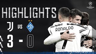 Juventus 3-0 Dynamo Kyiv | CR7 Hits 750 As Chiesa Scores First Goal! | Champions League Highlights
