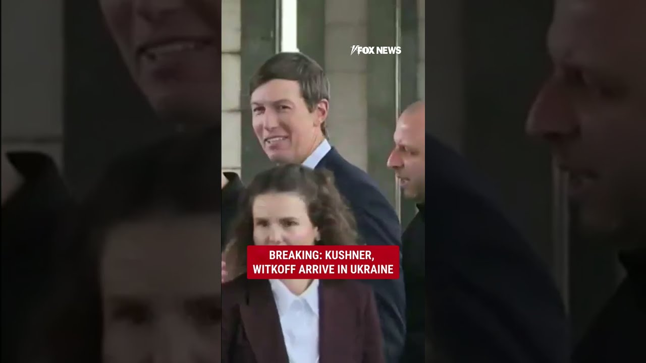 BREAKING: Kushner, Witkoff arrive in Kyiv for peace talks #shorts #ukraine #foxnews