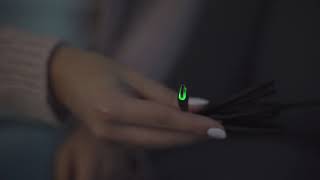 Kabel GC Ray USB - USB-C 1,2m  Grüne Hintergrundbeleuchtung