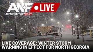 LIVE ATLANTA SNOW COVERAGE: Winter Storm Warning in effect for almost all of north Georgia | ANF+