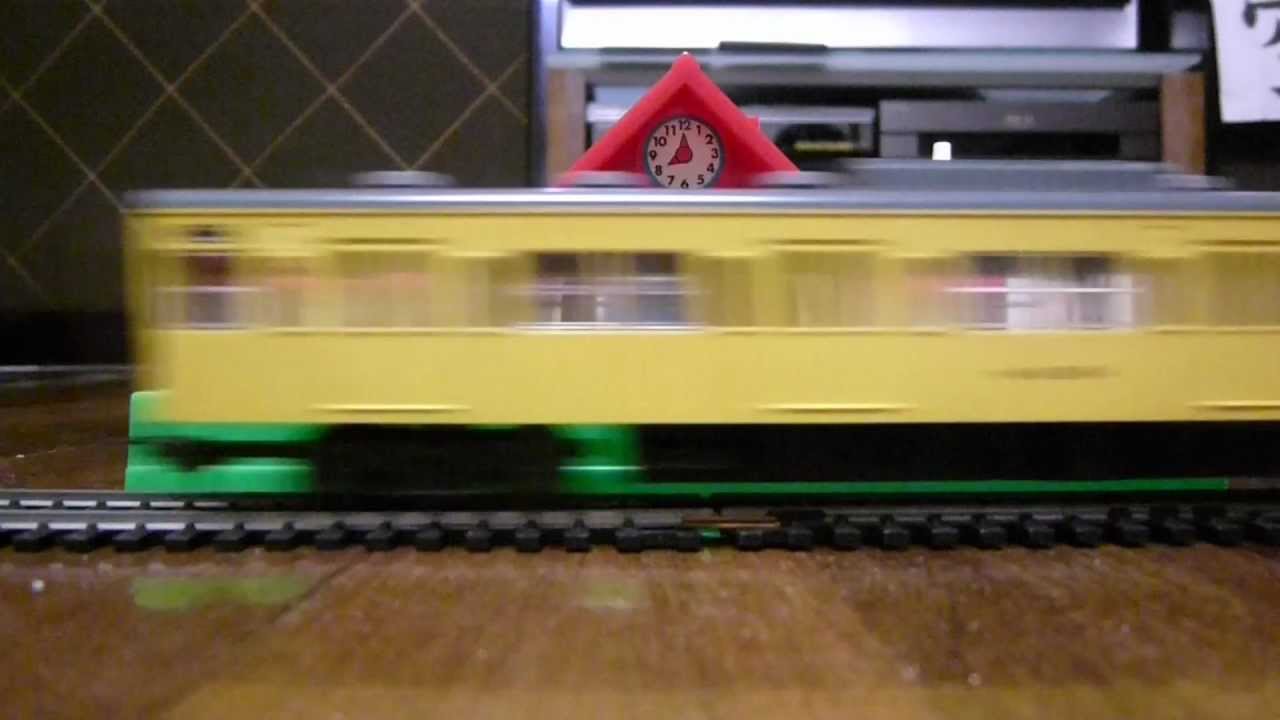 リマ社製HOゲージの鉄道模型（国鉄103系）を走らせてみました③ - YouTube