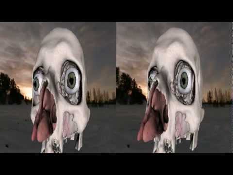 Virtual Human Head in 3D Stereo yt3d